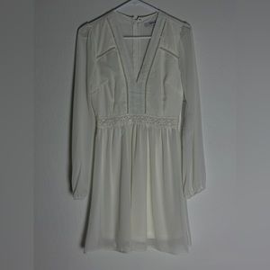 Sheer NEW White boho dress